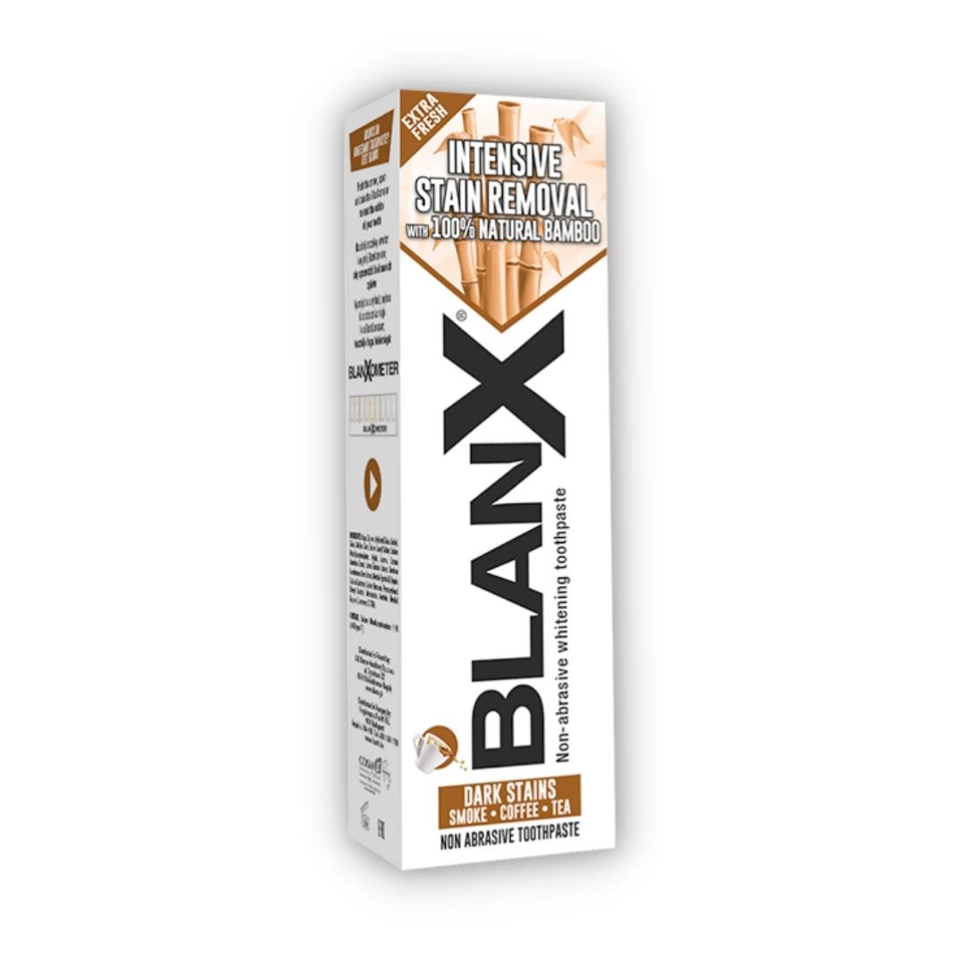 BlanX Intensive Stain Remover - Bamboo Toothpaste 75ML - Medaid