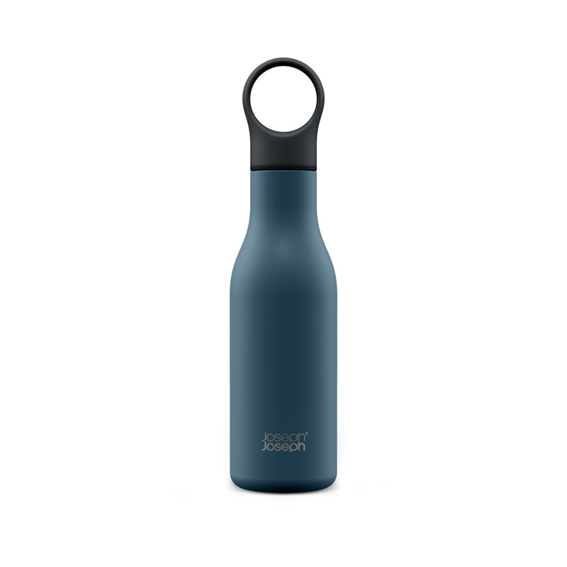 Joseph Joseph Loop™ 500ml Stainless-steel Vacuum Insulated Water Bottle Blue - Medaid International