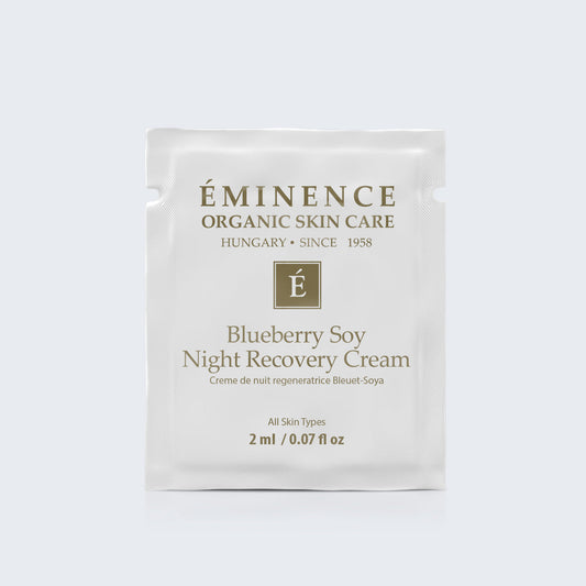 Eminence Organics Blueberry Soy Night Recovery Cream Card Sample - Medaid International