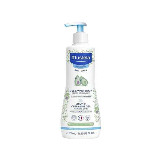Mustela Gentle Cleansing Hair and Body Gel with Avocado 500ml - Medaid International