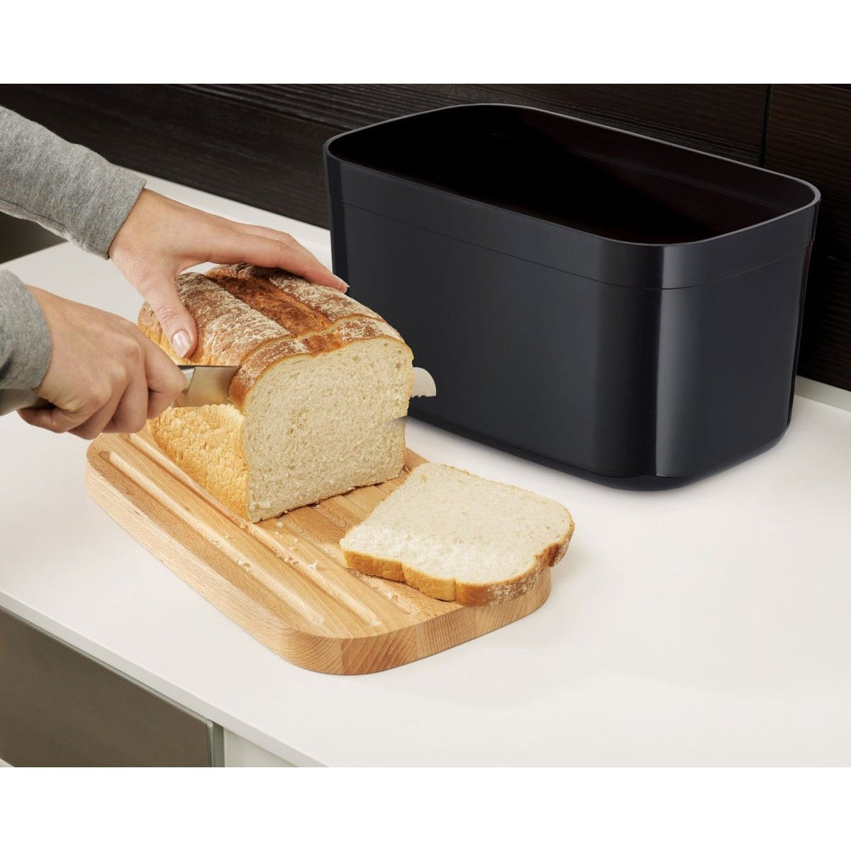 Joseph Joseph Bread Bin with Bamboo Lid - Medaid International