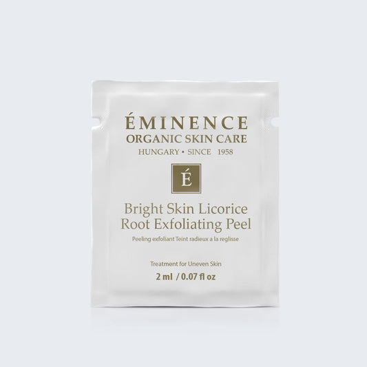 Eminence Organics Bright Skin Licorice Root Exfoliating Peel Card Sample - Medaid International