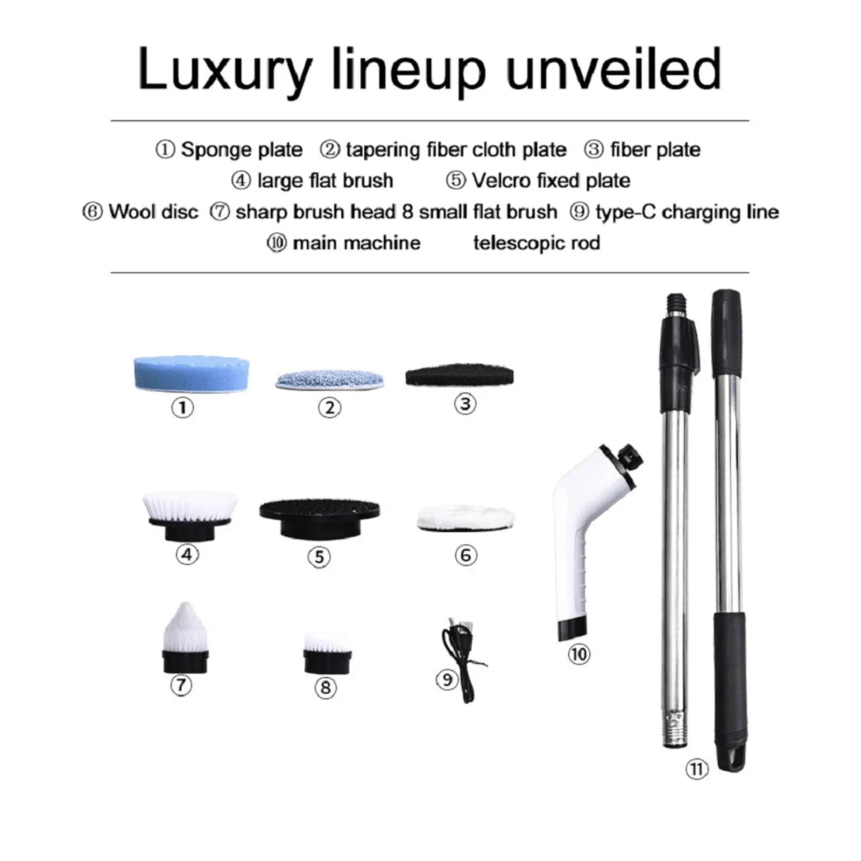 7 in 1 Electric Cleaning Brush - Medaid International