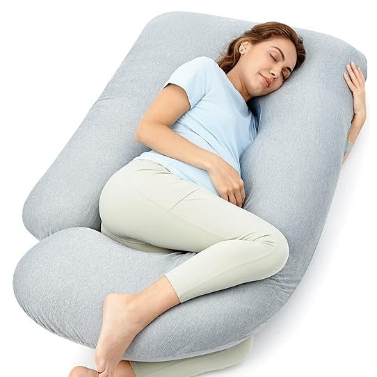 Momcozy U Shaped Cooling Fabric Pregnancy Pillow - Medaid