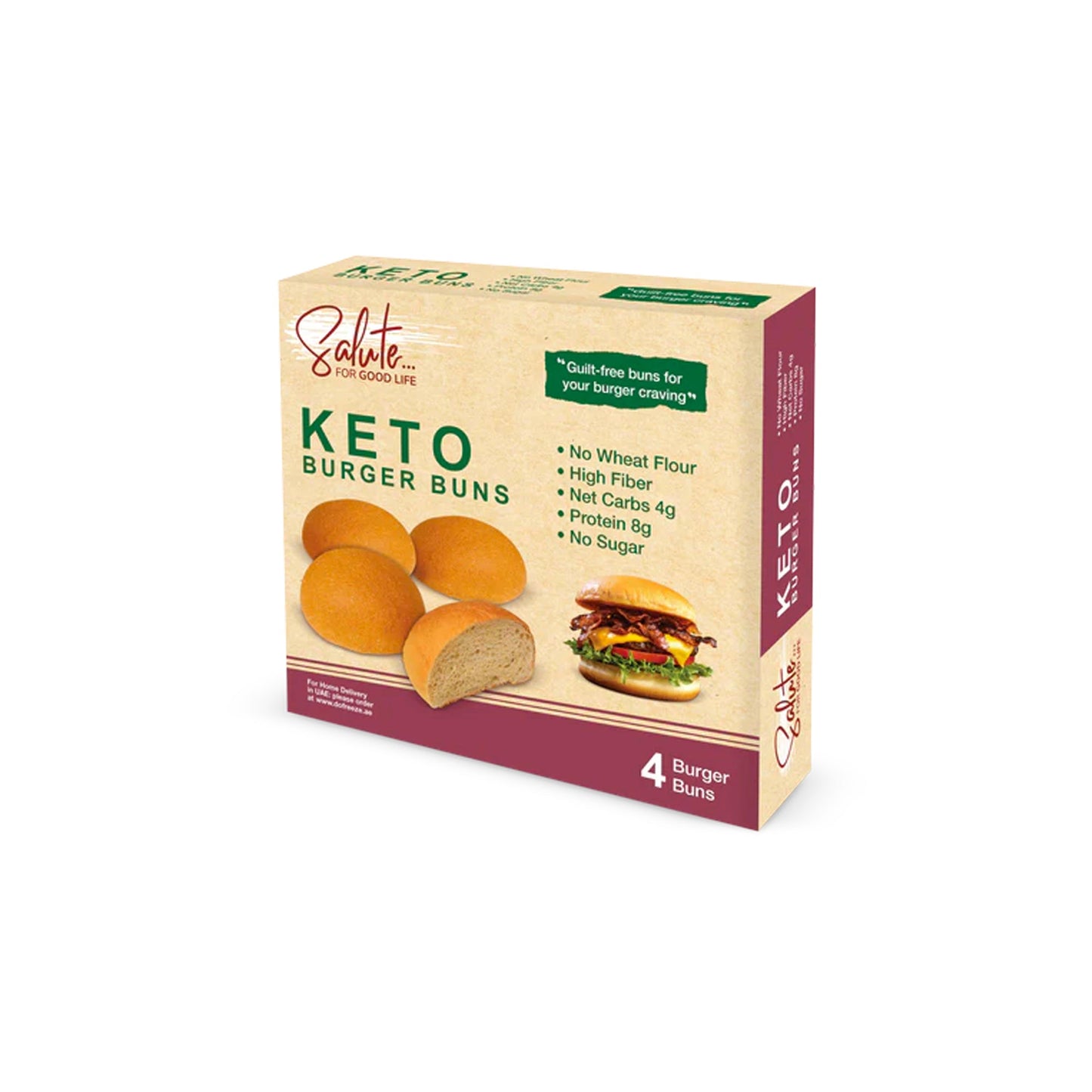 SALUTE BURGER BUNDS - KETO - Medaid International