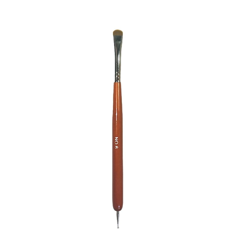 Beauty Glam Nail Brush No.6 Brown - Medaid