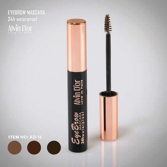 Alvin D'Or AD-12 Eyebrow Mascara 24H Waterproof 01 - Medaid