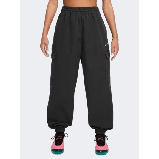 Nike Sportswear Cargo Girls Lifestyle Pant Black/White - Medaid International