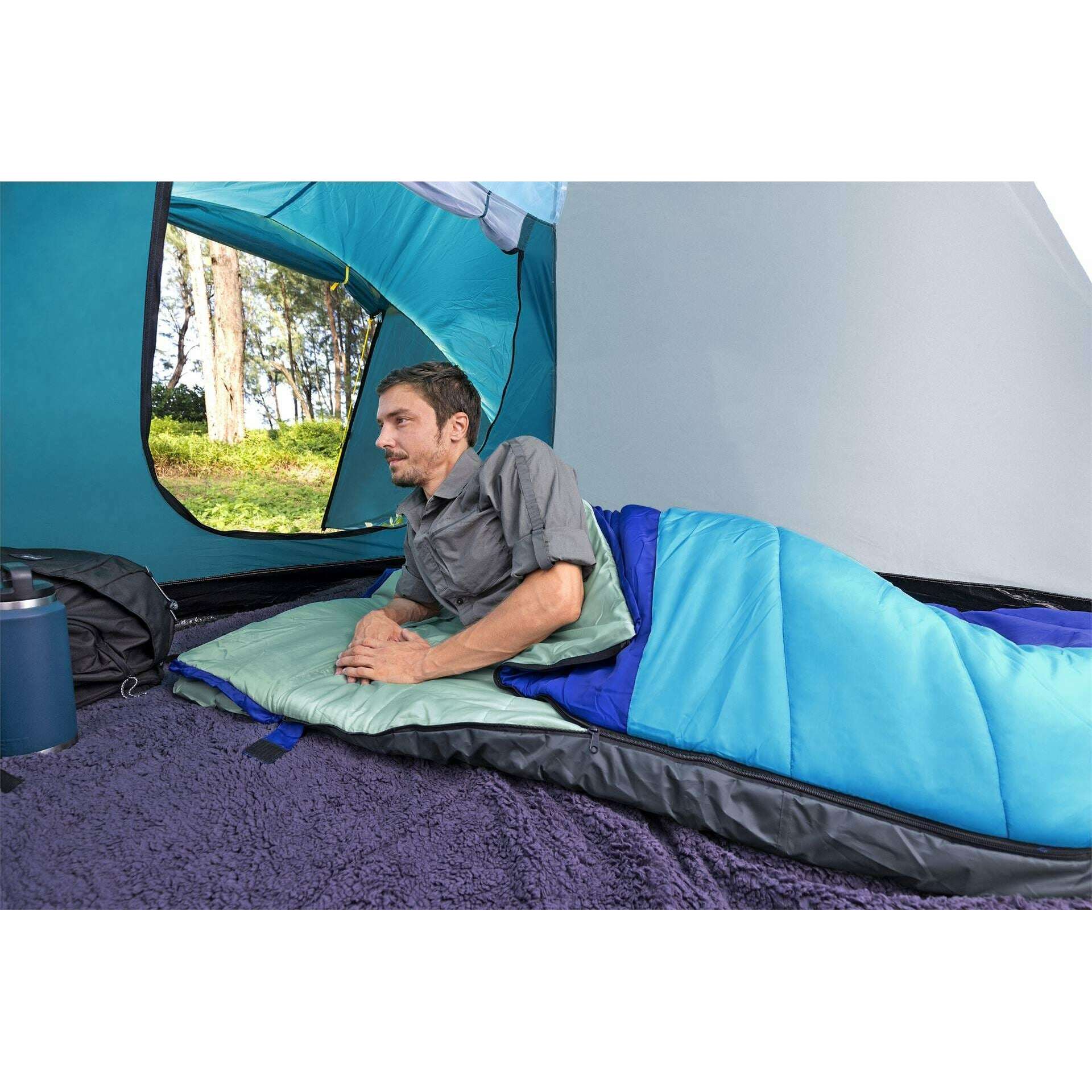WanderLite 2-in-1 Sleeping Bag & Air Pad 203x75x9cm - Medaid International