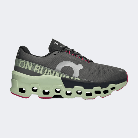 On Cloudmonster 2 Women Running Shoes Asphalt/Lima - Medaid International