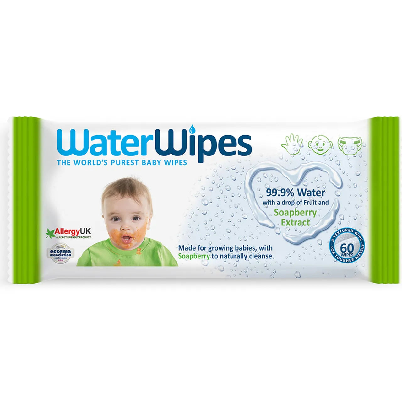 WaterWipes Baby Wipes With Soapberry - Medaid