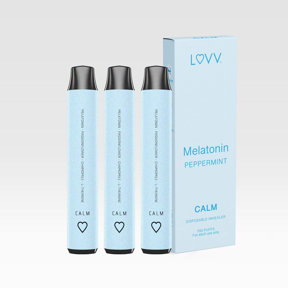 Calm Melatonin Non-Nicotine Disposable Vitamin Vape - LUVV Air - Medaid