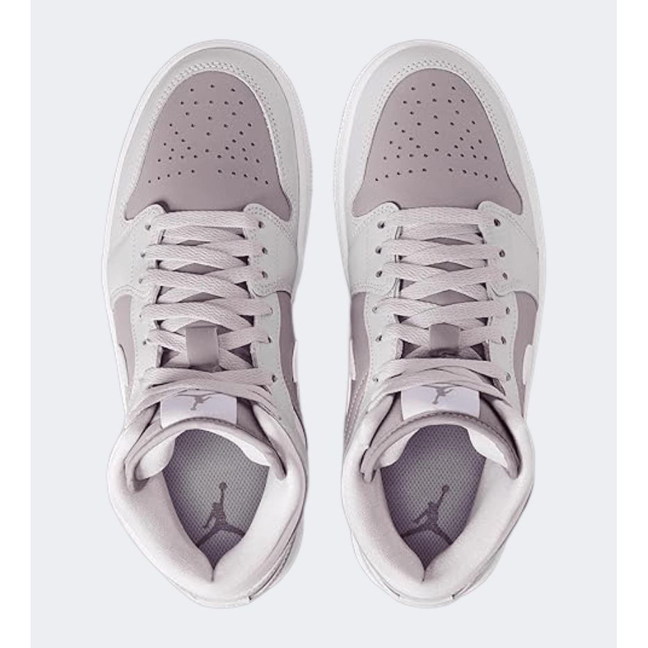Nike Air Jordan 1 Mid Women Lifestyle Shoes Photon Dust/Grey - Medaid International