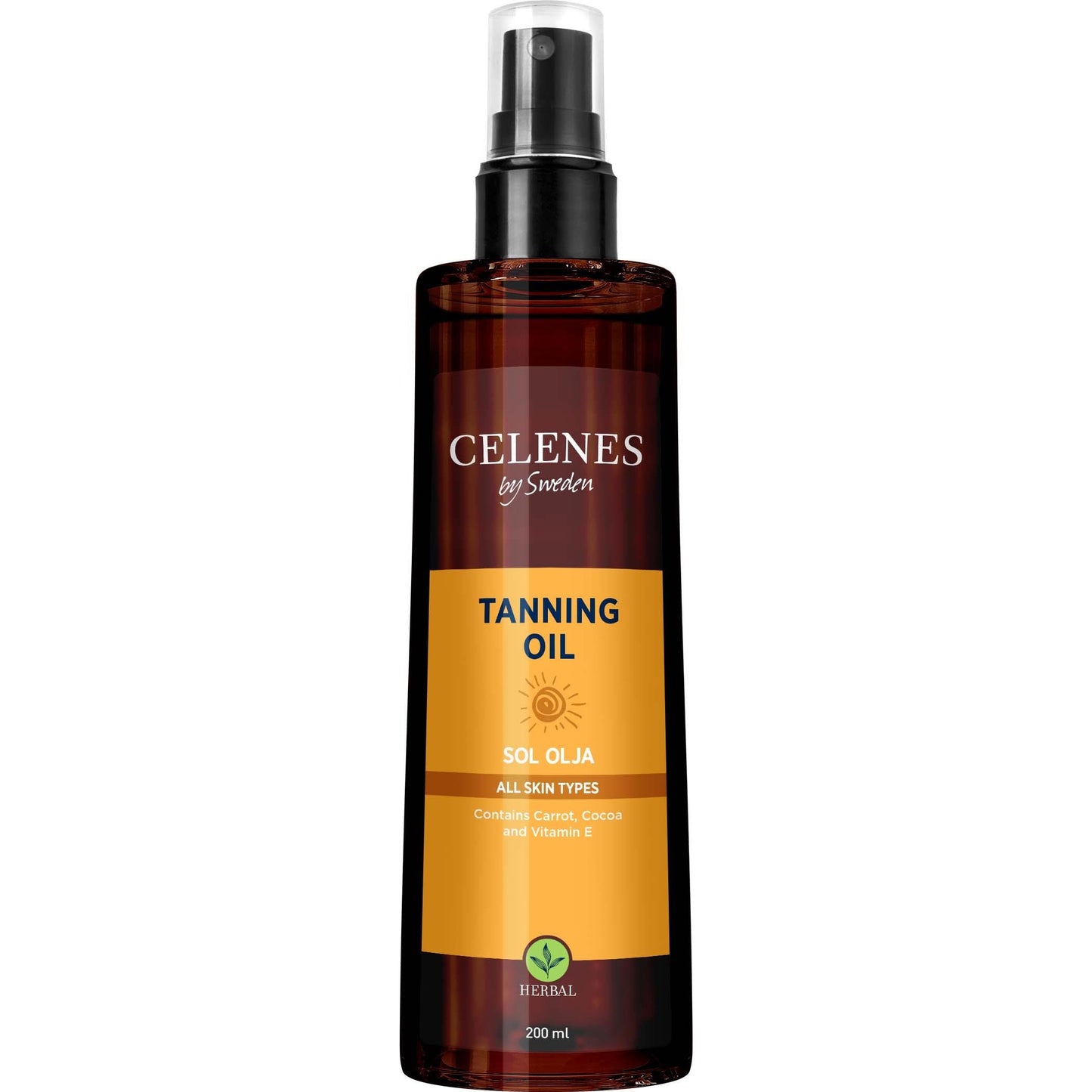 Celenes Herbal Full Protection & Natural Taning Oil- 200 ml - Medaid