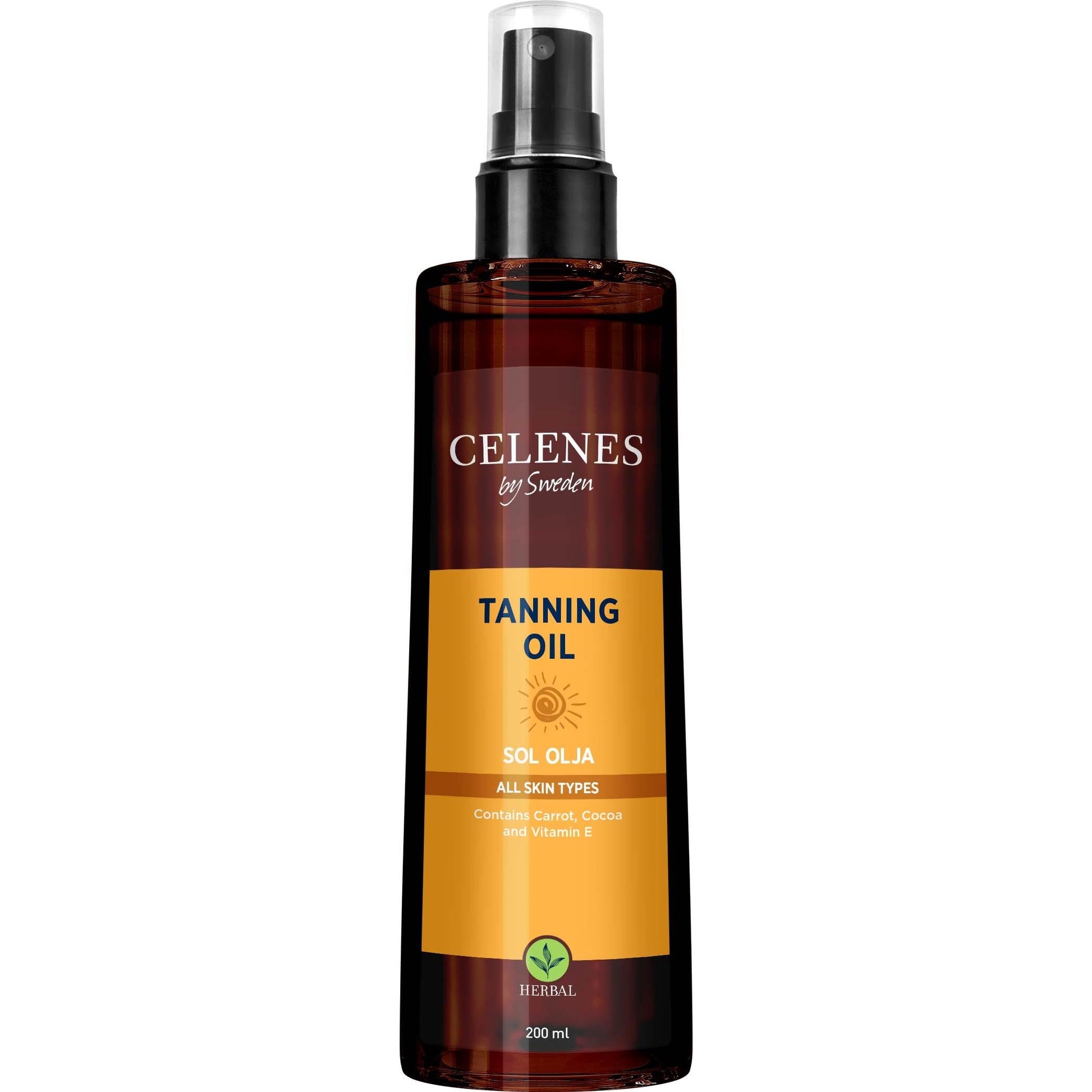 Celenes Herbal Full Protection & Natural Taning Oil- 200 ml - Medaid