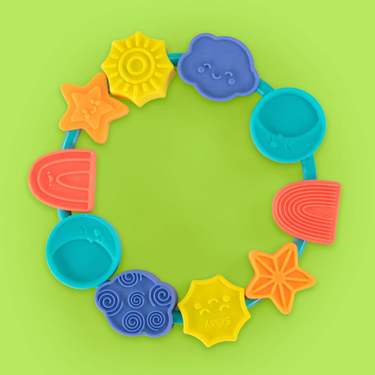 SASSY celestial chew ring teether 80250 - Medaid International