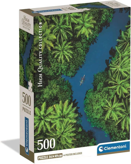 Puzzle 500 Pieces - Tropical Aerial View - Medaid International