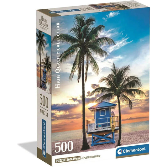 Miami Beach, Florida - 500 pieces - Medaid International