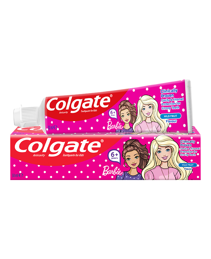 Colgate kids Barbie Toothpaste 50ml - Medaid - Lebanon