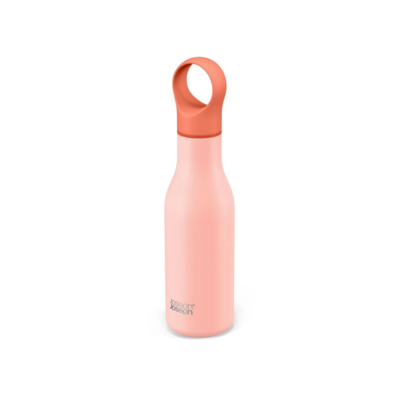 Joseph Joseph Loop™ 500ml Stainless-steel Vacuum Insulated Water Bottle Coral - Medaid International