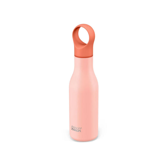 Joseph Joseph Loop™ 500ml Stainless-steel Vacuum Insulated Water Bottle Coral - Medaid International