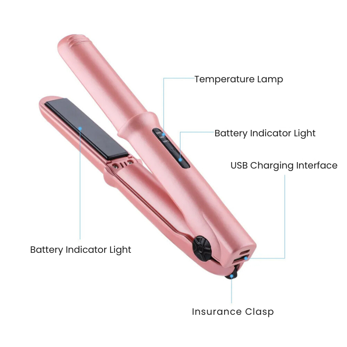 Wireless Curling Iron | 2-in-1 - Medaid International