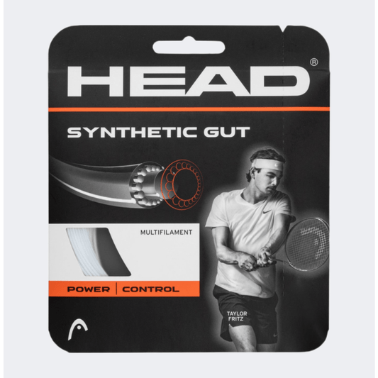 Head Synthetic Gut 17 Tennis Strings White - Medaid International
