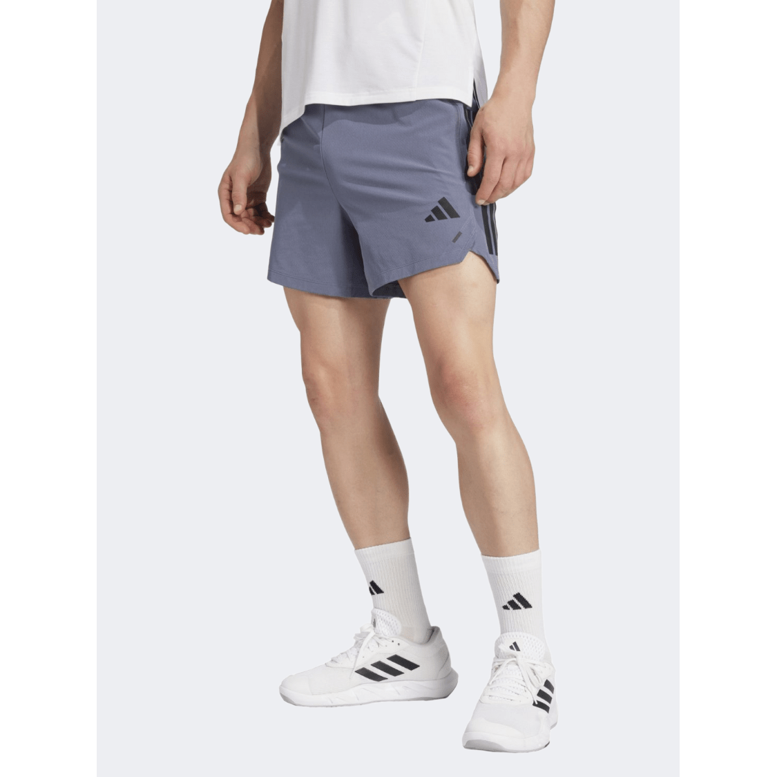 Adidas Power 3 Stripes Men Training Short Onix - Medaid International