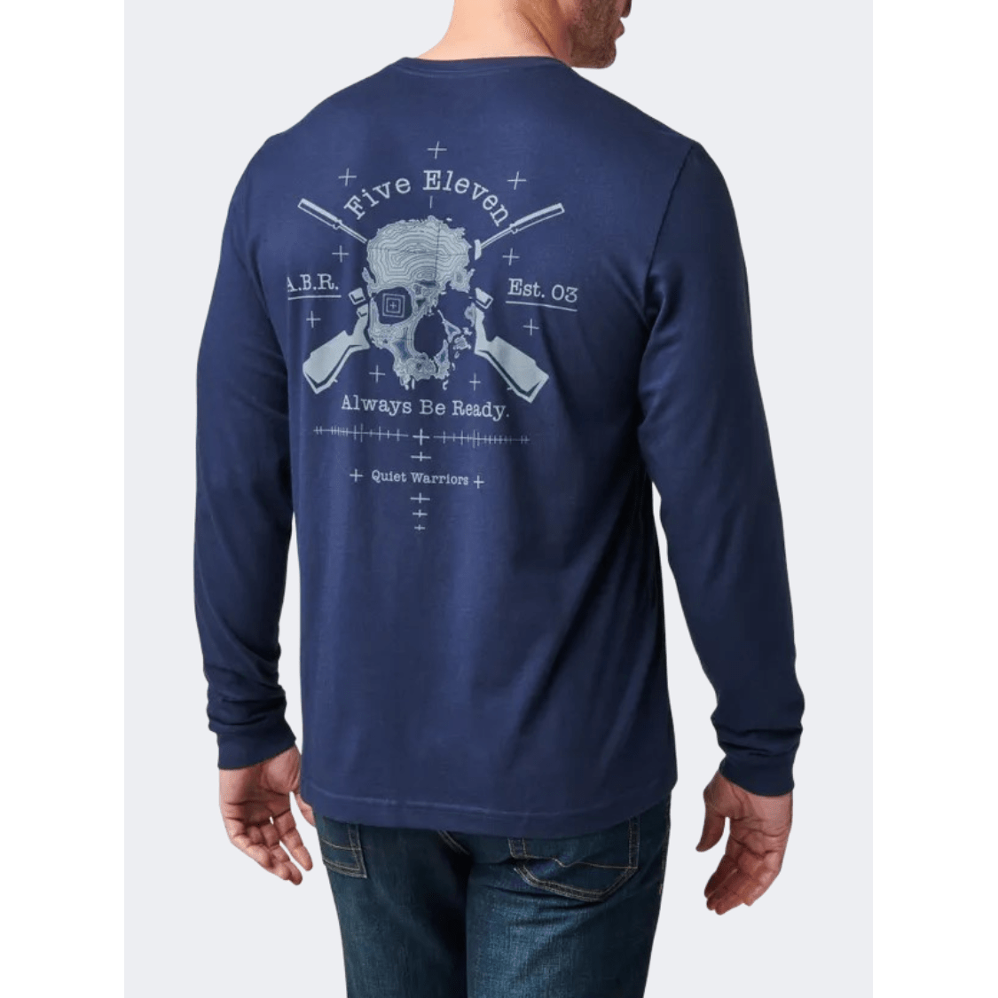 5-11 Quiet Warrior Men Tactical Long Sleeve Pacific Navy - Medaid International