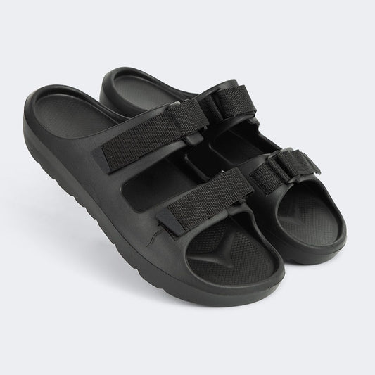 Oil And Gaz Comfortable Men Beach Slide Black - Medaid International