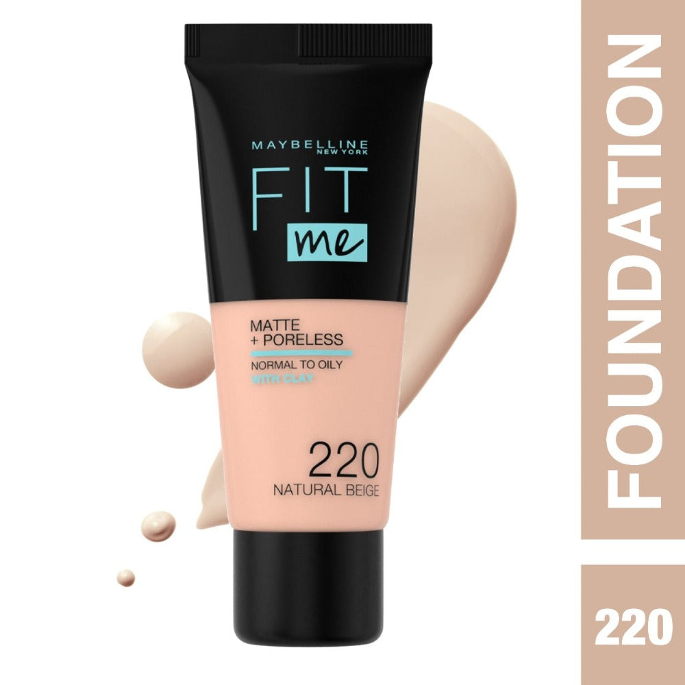 Maybelline Fit Me Matte + Poreless Liquid Foundation - 30 ml - Medaid