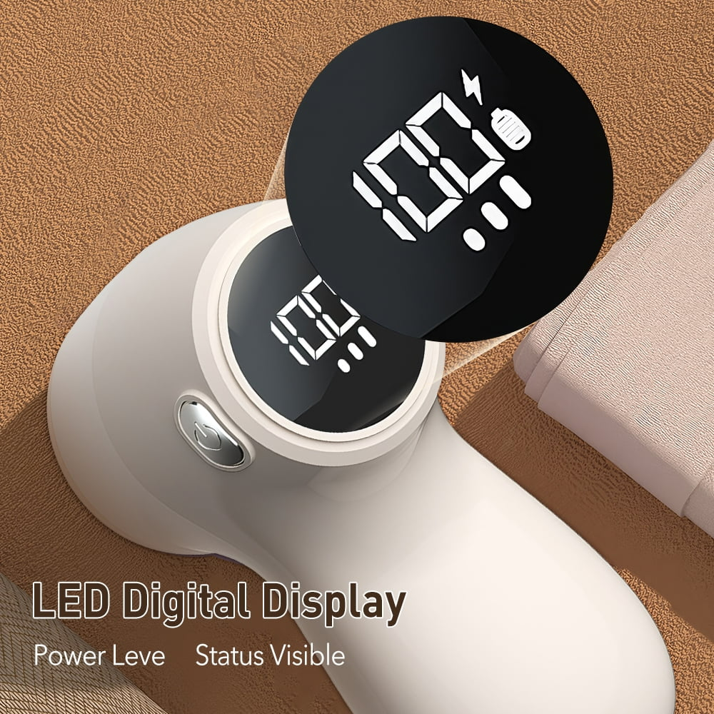 Fabric Shaver, Lint Remover with LED Digital Display - Medaid International