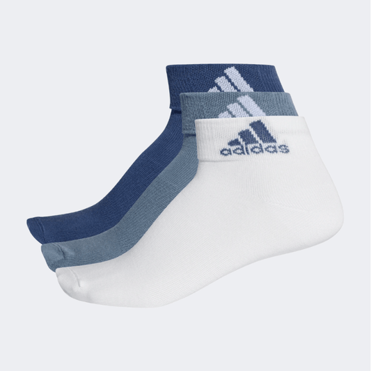Adidas Per Ankle Unisex Training Sock White/Blue - Medaid International
