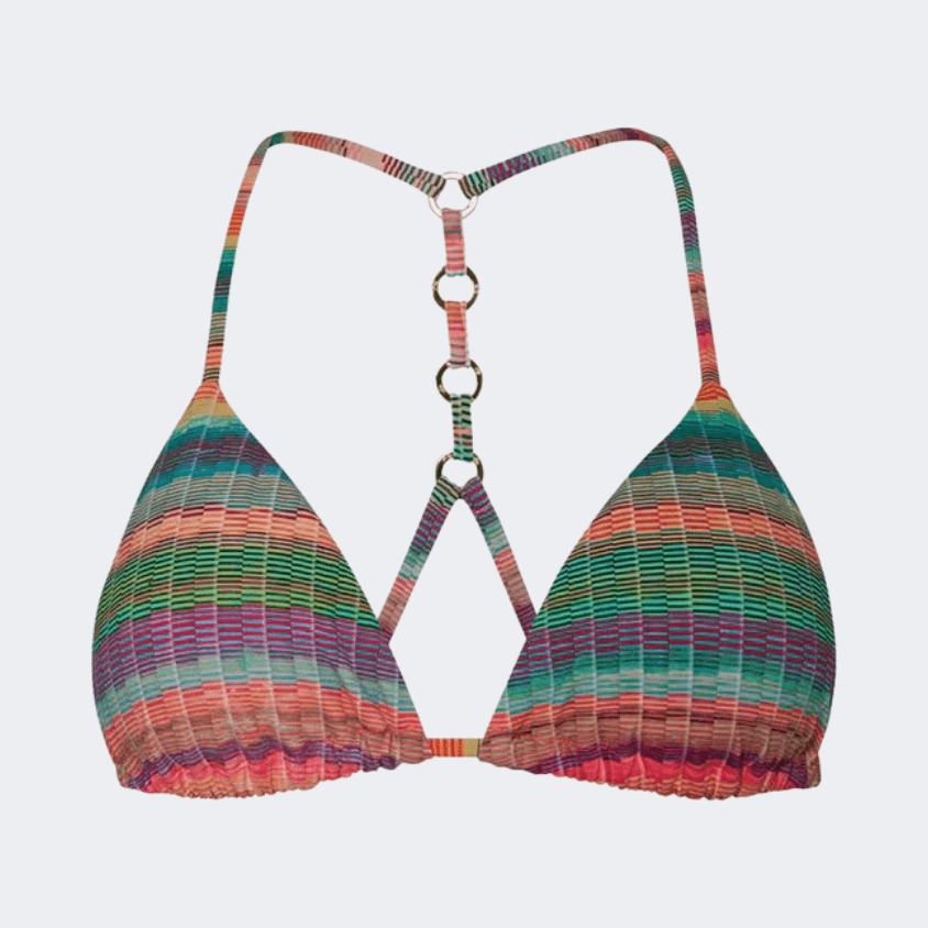 Pq Swim Amaya Chain Tri Women Beach Bra Multicolor - Medaid International