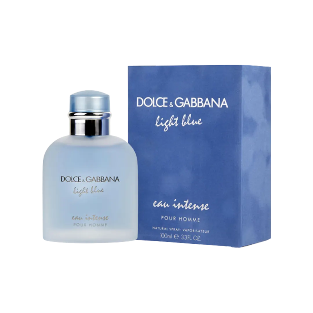 Dolce & Gabbana Light Blue Eau Intense Eau De Parfum Pour Homme - 100ml - Medaid