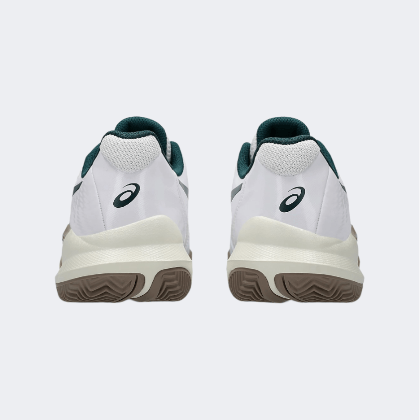 Asics Gel Challenger 14 Clay Men Tennis Shoes White/Saxon Green - Medaid International