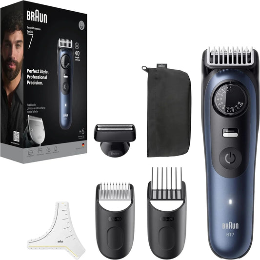 Men's Beard Trimmer Series 7, + 6 Barber Tools - Medaid International