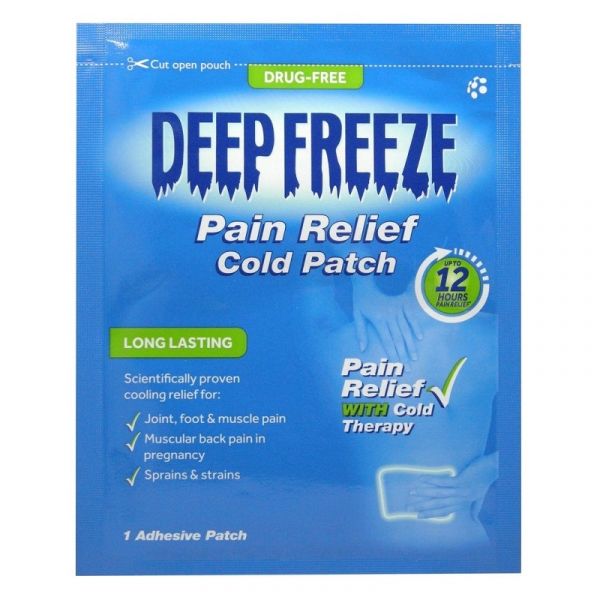 Deep Freeze - Pain Relief Cold Patch x4 - Medaid International