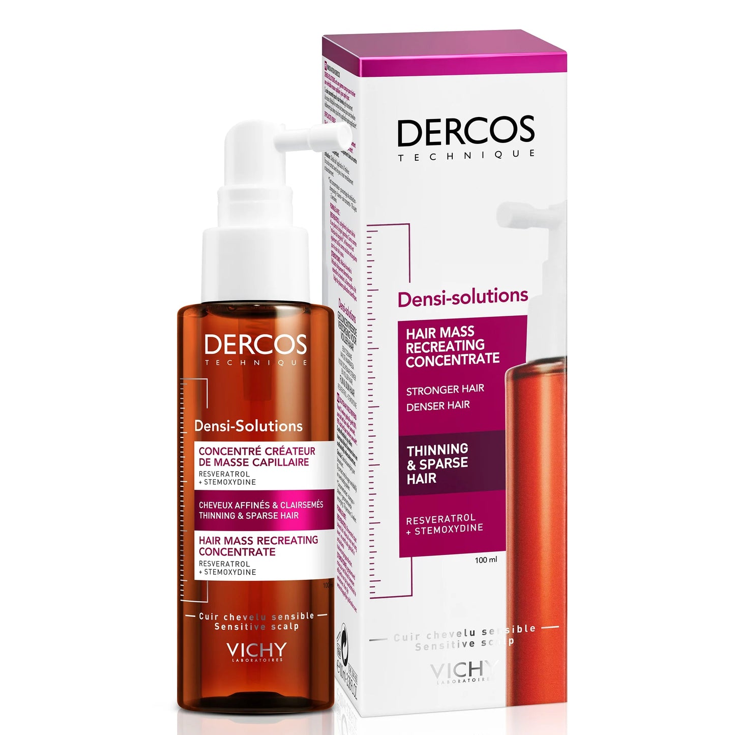 Dercos Densi-Solutions - Hair Mass Recreating Concentrate 100 ml - Medaid