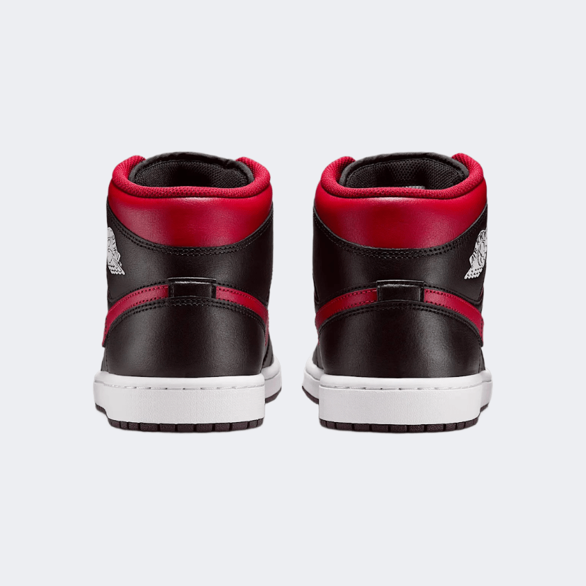 Nike Air Jordan 1 Men Lifestyle Sneakers Black/White/Red - Medaid International