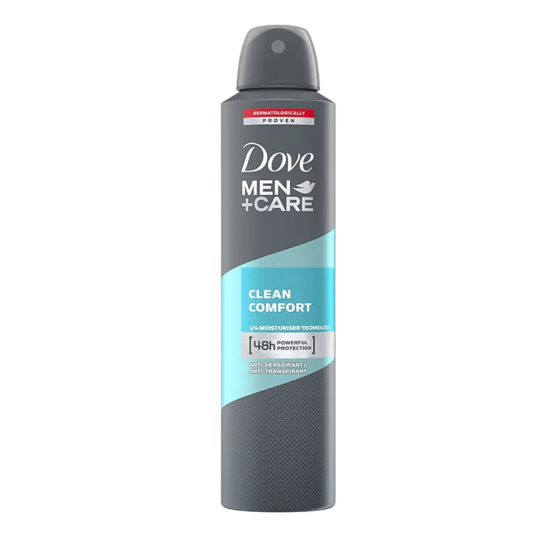 Dove Men + Care Clean Comfort Spray Deodorant - 250ml - Medaid