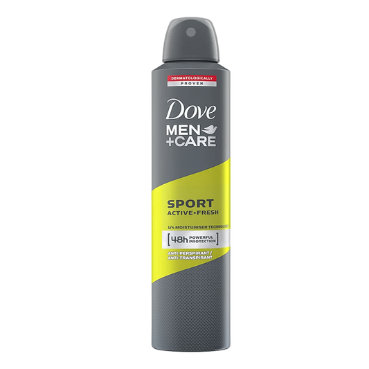 Dove Men + Care Sport Active Fresh Spray Deodorant - 250ml - Medaid