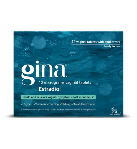 Gina - Estradiol Vaginal Tablets x 24 (P) - Medaid International