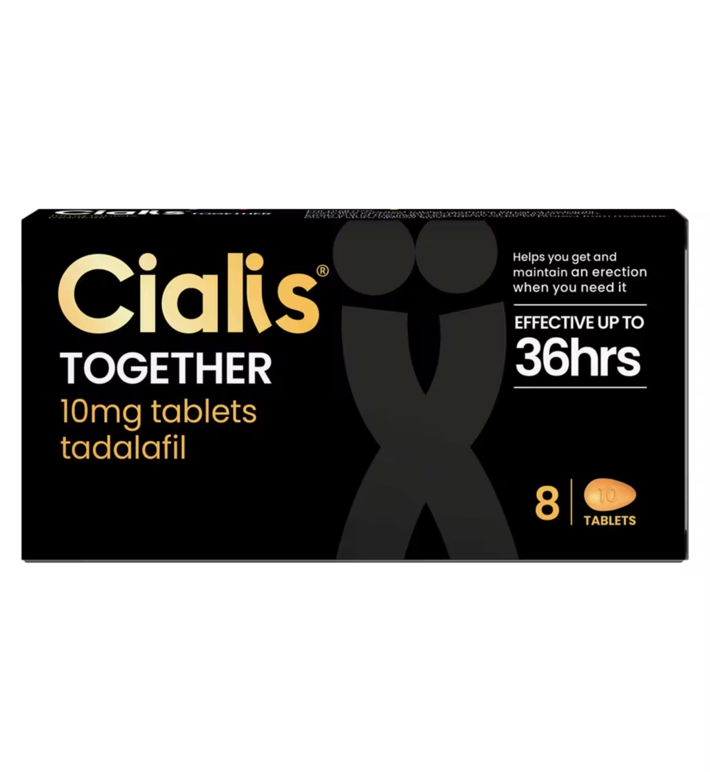 Cialis Together - Tadalafil 10mg  - 4/8 Tablets (P) - Medaid International