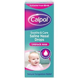 Calpol - Saline Nasal Drops 10ml - Medaid