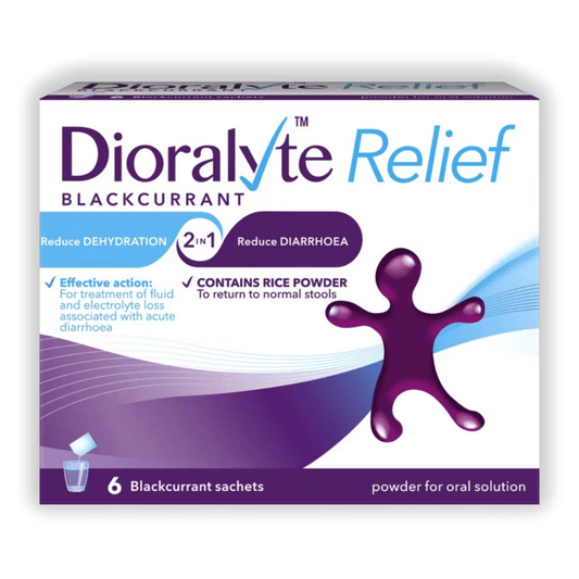 Dioralyte Relief - Blackcurrant 6 Sachets - Medaid