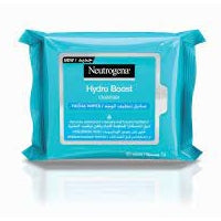 NEUTROGENA HYDRO BOOST FACIAL WIPES CLEANSER 25 WIPES - Medaid