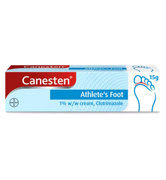 Canesten - Athlete's Foot 1% w/w Cream 15g - Medaid International