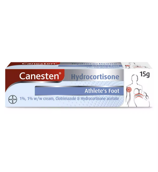 Canesten - Hydrocortisone Athlete's Foot 15g (P) - Medaid International