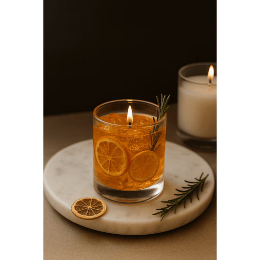 Scented Orange candle